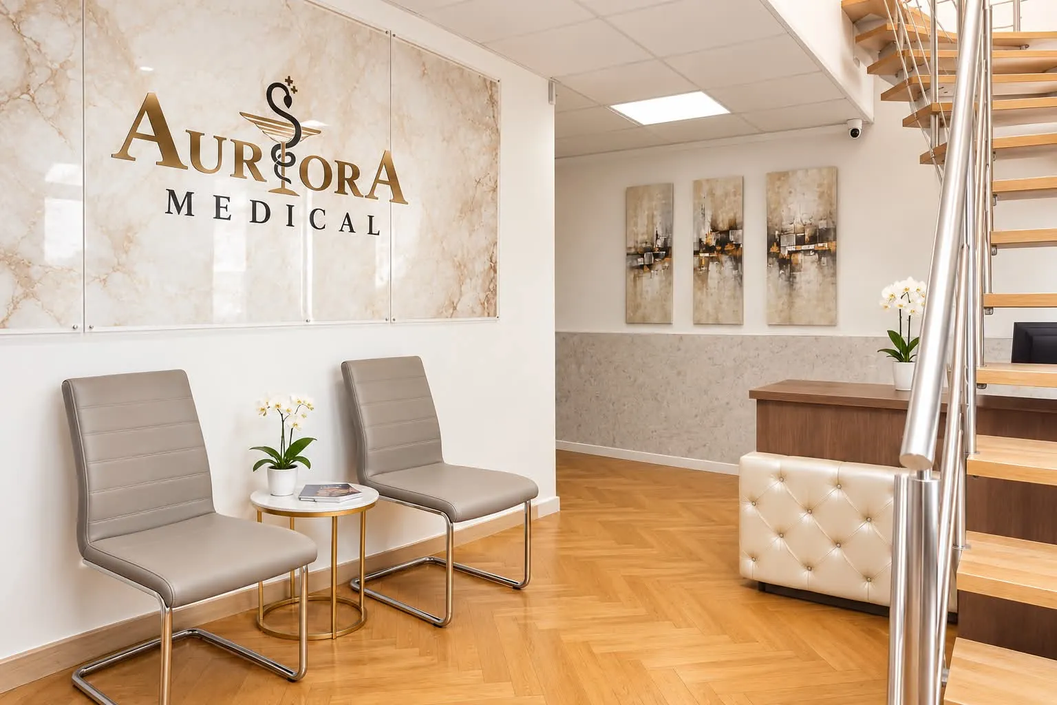 Ресепшен Aurora Medical